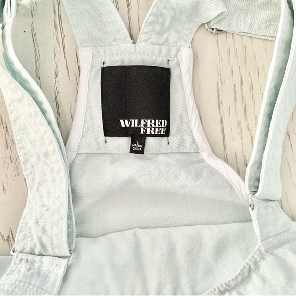 ARITZIA | WILFRED FREE 'VALLETTA OVERALLS' DRAPEY WASHED TWILL CINCH TIE WAIST - Picture 9 of 11